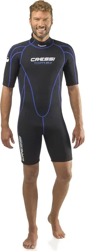 Cressi Shorty - Traje de neopreno para hombre para actividades acuáticas en aguas cálidas, neopreno premium Tortuga de 0.098 in