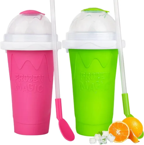 Miniatura 7 de Taza de granizado Slushie Maker Cup, Taza de granizado mágica congelada - ¡Crea deliciosos granizados en cualquier lugar con esta divertida y genial