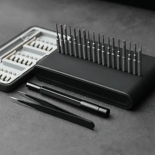 Miniatura 8 de VCELINK Juego de destornilladores pequeños con puntas largas, S2 Phillips, cabeza plana, puntas Torx de seguridad, kit de mini destornillador 20