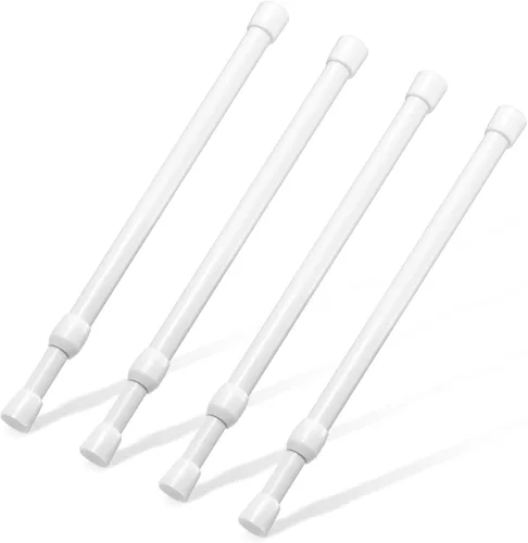 Miniatura 27 de Goowin - Varilla de tensión pequeña de 16 a 28 pulgadas, diámetro de 5/8 pulgadas de diámetro, sin taladrar, varillas de tensión cortas expandibles