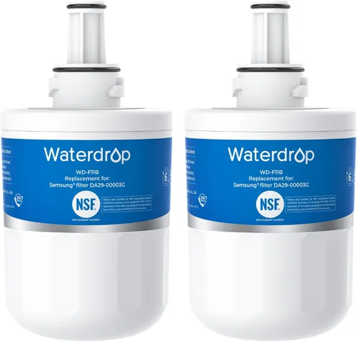 Miniatura 12 de Waterdrop DA29-00003G Filtro de agua para refrigerador, reemplazo para Samsung®, DA29-00003B, DA29-00003A, Aqua-Pure Plus, HAFCU1, RFG237AARS