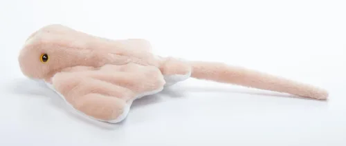 Miniatura 9 de The Petting Zoo Cownose Ray - Peluche de peluche, regalos para niños, animales salvajes del océano Onez, juguete de peluche de rayas de 15 pulgadas