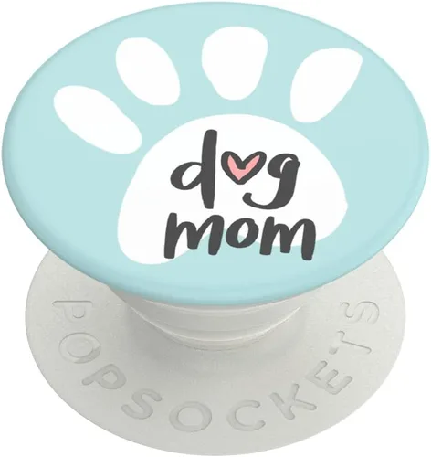 PopSockets Agarre adhesivo para teléfono, soporte, soporte para teléfono, perro - Dog Mom