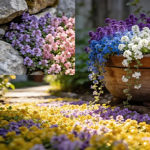 Miniatura 2 de Más de 20000 semillas de tomillo, hermosas semillas de tomillo morado, flores perennes de cobertura del suelo, semillas de tomillo no modificadas
