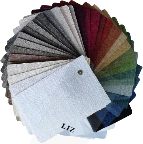 Miniatura 7 de cololeaf Cortinas hechas a medida, mezclas de lino, cortinas opacas plisadas con ganchos para sala de estar, dormitorio, hotel, granja, 1 panel