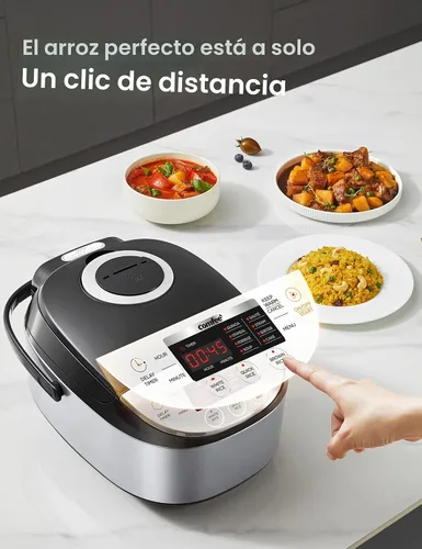 Miniatura 4 de Arrocera COMFEE' de 12 Tazas Cocinadas/6 Tazas Sin Cocinar, Arrocera Portátil Antiadherente, Arrocera Japonesa con Tecnología Lógica Difusa