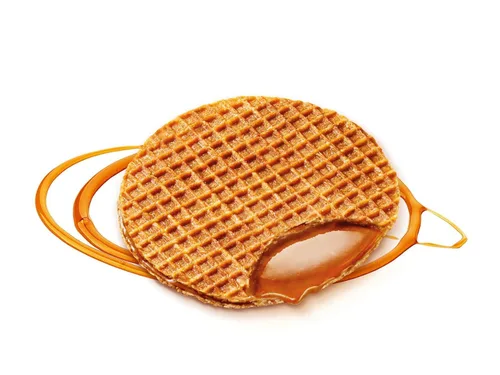 Miniatura 4 de DAELMANS Caramel Stroopwafels - Auténticos gofres holandeses tostados suaves, canela, vainilla bourbon, lácteos Kosher certificados, 8.11 onzas