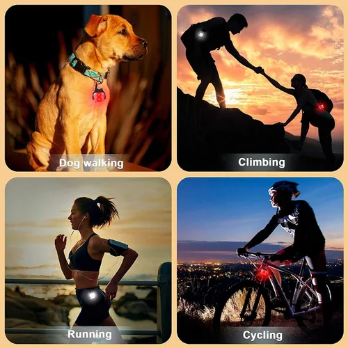 Miniatura 3 de Dog Lights for Night Walking, Clip on Dog Collar Light - 3 Modes, USB-C Rechargeable, IP65 Waterproof, LED Safety Light for Running, Camping
