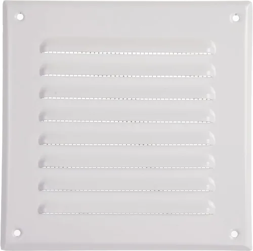 Miniatura 10 de Vent Systems - Cubierta de rejilla de ventilación de aire de alero rectangular de metal negro de 3 x 10 pulgadas (interior), deflector