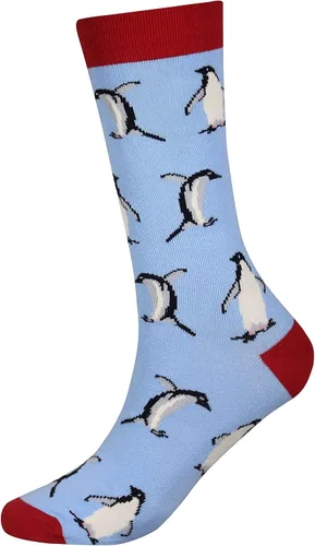 Miniatura 4 de Calcetines de caña corta casuales para hombre, de algodón, con motivo de animales, alocados y divertidos, 5 pares