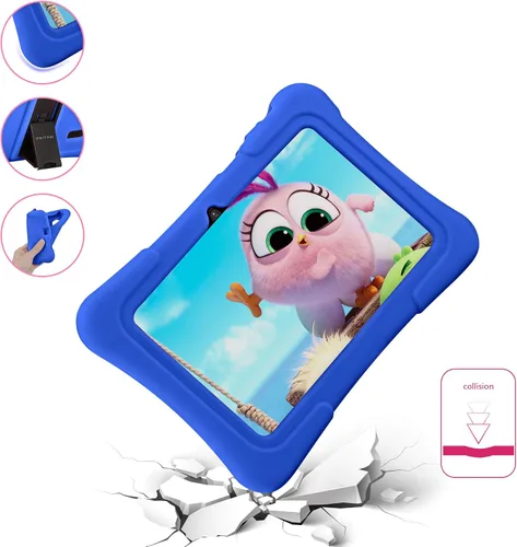 Miniatura 2 de PRITOM Tablet de 7 pulgadas para niños con funda, tableta Android 13, 32 GB ROM, WiFi, Bluetooth, cámara dual, educación, juegos, control parental
