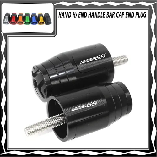 Miniatura 3 de Para BMW F850GS F 850 GS F850 GS 7/8 pulgadas Agarraderas de manillar de motocicleta extremos universales de contrapeso Tapón deslizante Manillar