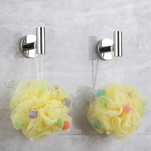 Miniatura 7 de kimzcn Ganchos de acero inoxidable pulido para toallas, ropa de baño, garaje, hotel, armario, armario, esponjas, gancho para bata, montaje en pared