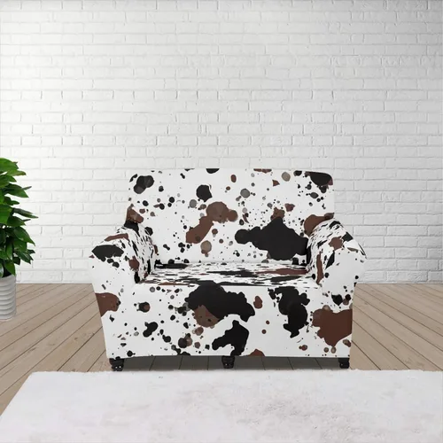 Miniatura 138 de Horeset Fundas elásticas para sofá con diseño de flores otoñales, lavables para sofá de 2 cojines, funda protectora para mascotas y perros