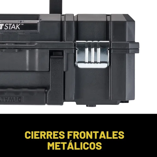 Miniatura 7 de DEWALT TSTAK II - Caja de herramientas, caja de almacenamiento de herramientas con parte superior plana, caja organizadora con capacidad para hasta