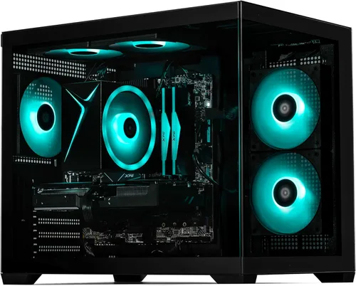 STORMCRAFT Sirius Gaming Desktop i5 14400F, RTX 5060 Ti 16GB, 32GB DDR5 6000 MHz, 1TB NVMe SSD, chipset B760, USB tipo C, listo para VR, Wi-Fi 6E,