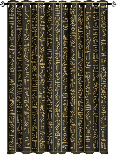Miniatura 24 de Cortinas de Constelación, Arte Moderno Abstracto Patrón de Símbolos de Constelación Galaxia Negra Blanca, Tratamientos para Ventanas con Aislamiento