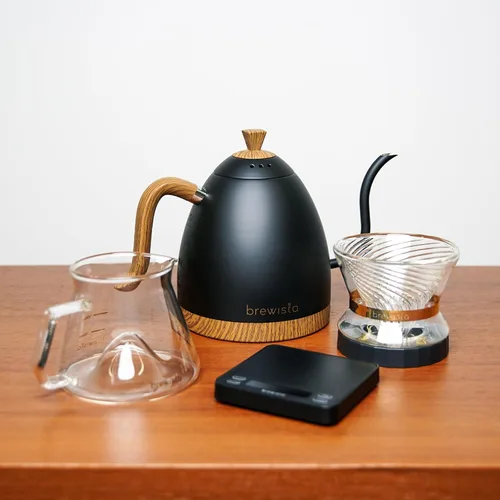 Miniatura 4 de Brewista Artisan - Hervidor eléctrico de cuello de cisne, hervidor de agua con panel LCD, control preciso de temperatura, hervido rápido y ajustes