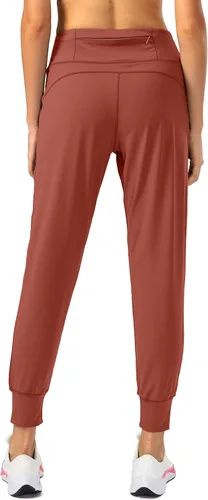 Miniatura 2 de Soothfeel - Pantalones deportivos para mujer con bolsillos de cremallera y cintura alta, pantalones deportivos para entrenamiento y yoga