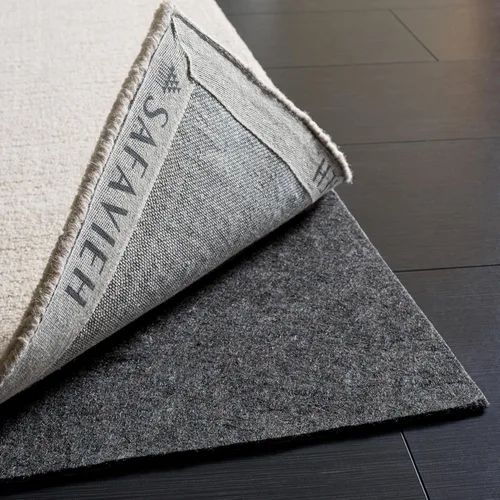 Miniatura 8 de SAFAVIEH Almohadilla de doble superficie para alfombra, alfombra de 2 x 6 pies, 1/4 pulgadas de grosor, fieltro + goma, diseño antideslizante