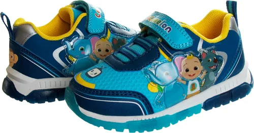 Miniatura 4 de Josmo Cocomelon - Zapatos deportivos unisex Cocomelon JJ sin cordones para niños y niñas (niños pequeños) (azulamarilloazul marino)
