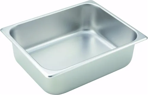 Miniatura 10 de Winco Bandeja de Comida de Metal de Tamaño Medio (Largo) de 4" de Profundidad/Bandeja para Mesa de Vapor, Anti-Atasco, Calibre 22