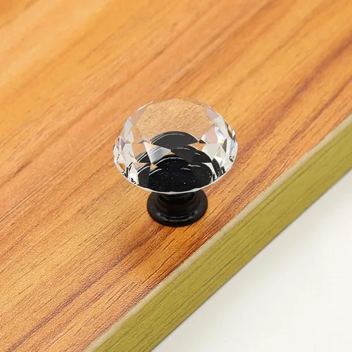 Miniatura 4 de HUAMULAN Paquete de 10 pomos de cristal para cajones de cocina, pomos de puerta de armario, manijas con tornillos para cocina, baño, oficina