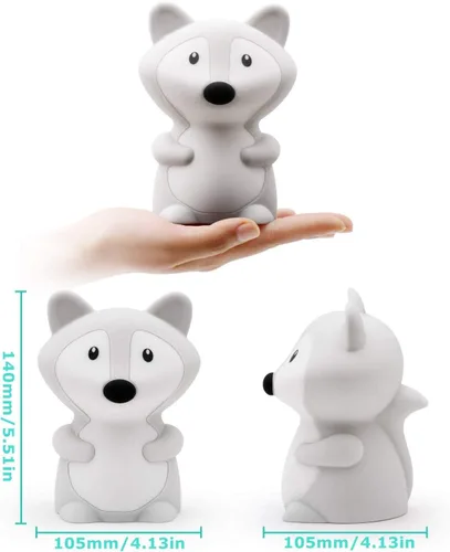 Miniatura 3 de Luz nocturna para niños, lámpara de noche, luz de dormitorio, luces LED, lámpara para niños, lámpara de cuarto de bebé, resistente a la rotura