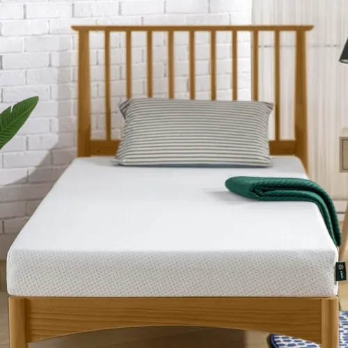 Miniatura 5 de Colchón viscoelástico, Zinus, de 5 pulgadas, para litera / cama nido / diván, Memory Foam, Caqui