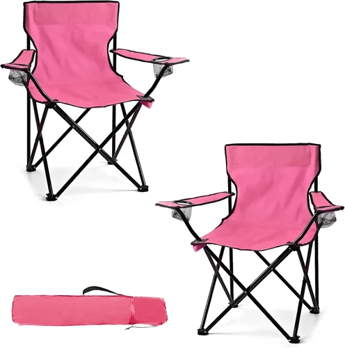 Miniatura 9 de WEIDIORME - Paquete de 2 sillas ligeras para adultos y adolescentes, portátiles, plegables, capacidad de 250 libras, con bolsa de transporte