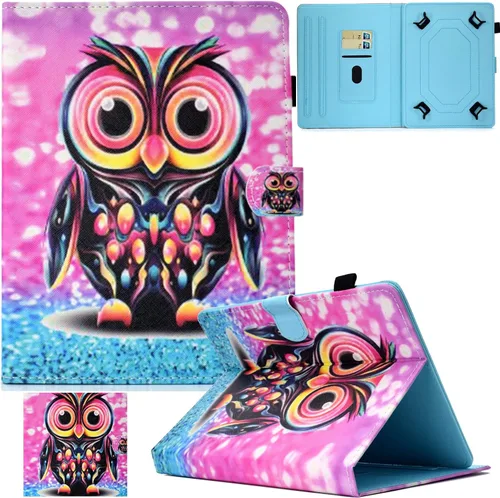 Miniatura 10 de Funda universal para tablet de 9.0 a 10.5 pulgadas, ranuras para tarjetas para iPad 9.7/iPad 10.2/iPad 10.5/Galaxy Tab 3 10.1/Tab 4 10.1/Tab S3 Oso