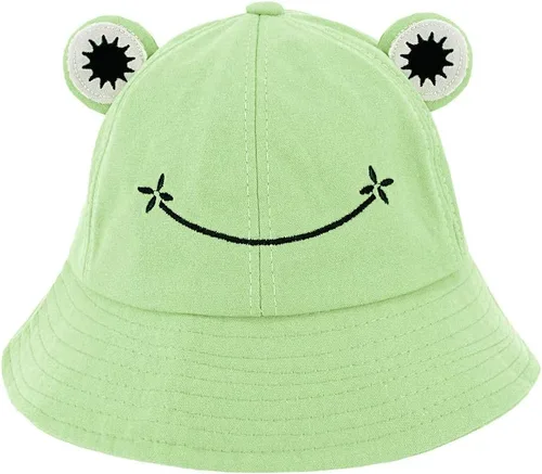 Miniatura 23 de Haoohu Gorra de algodón para adultos, diseño de rana, sombrero de sol para fiesta de disfraces