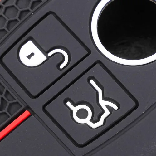 Miniatura 3 de DON'T TOUCH MY KEY Paquete de 2 fundas de silicona para llavero remoto de 3 botones compatibles con Mercedes Benz GLA GLK CLA GLS SLK