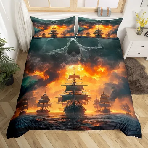 Miniatura 17 de Erosebridal Juego de ropa de cama con diseño de árbol de la vida, tamaño Queen para niños y niñas, diseño bohemio exótico de mariposa, funda