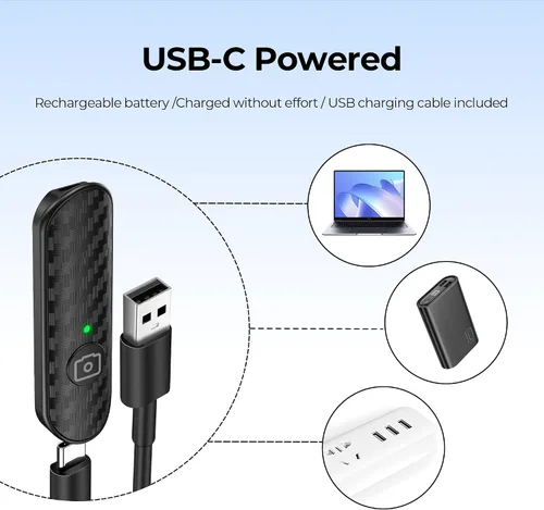 Miniatura 6 de ATUMTEK Trípode para selfie stick con paquete de control remoto Bluetooth recargable, 3 en 1 de aluminio extensible con control remoto inalámbrico