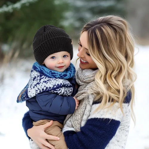 Miniatura 4 de Bebila Gorro de invierno para bebé, gorro de invierno para niños y niñas