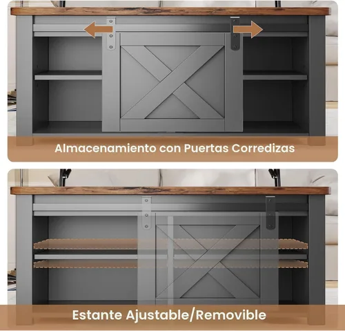 Miniatura 8 de SEDETA Mesa de Centro con Tapa Elevable de 31.5" con Almacenamiento, Mesas de Centro Cuadradas para Sala de Estar, Mesa de Centro Estilo Granja