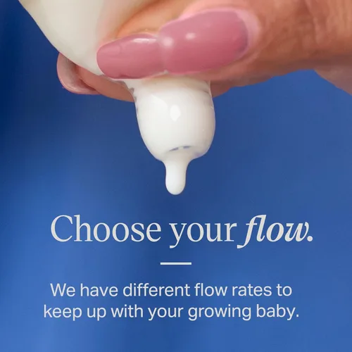 Miniatura 5 de Tommee Tippee Tetinas de biberón anticólicos avanzadas, similares al pecho para un pestillo natural, silicona suave, flujo rápido, más de 6 meses