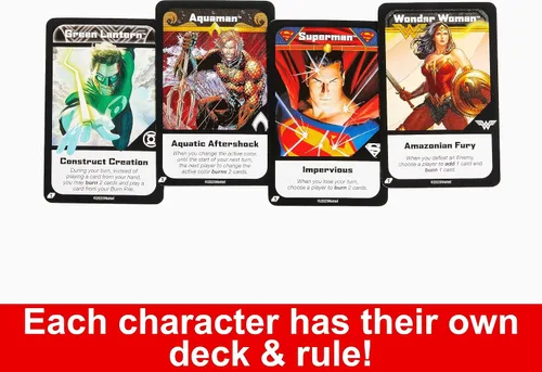 Miniatura 3 de Mattel Games UNO Ultimate DC - Juego de cartas para niños, fanáticos, adultos y noche familiar con 4 barajas de personajes, 4 cartas coleccionables