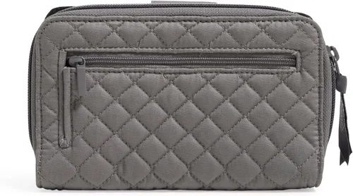 Miniatura 3 de Vera Bradley Cartera de algodón con protección RFID para mujer Painted Feathers