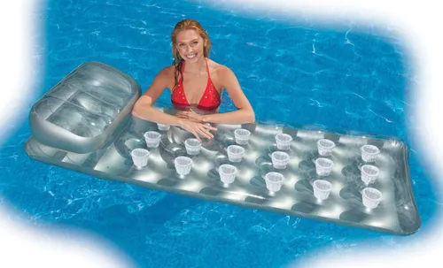 Miniatura 3 de Intex Colchón de 18 bolsillos Suntanner Tumbona de piscina con reposacabezas (paquete de 2) 58894EP