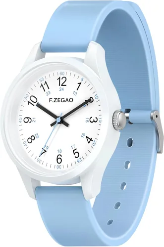Nurse Watch for Nurse Professionals Medical Students Women, 100M Waterproof Watch for Swimming 24 Hour Military Time Easy to Read Dial with Silicone