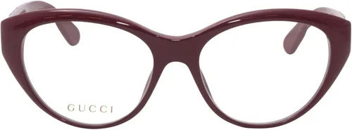 Miniatura 5 de Gucci GG0812O - Lentes con forma de ojo de gato + paquete con kit de gafas de lujo eSHADES, Borgoña