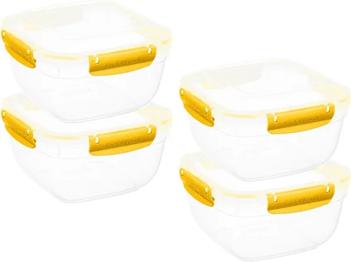 Miniatura 14 de Superio Recipiente de plástico para almacenamiento de alimentos con tapa hermética para cocina, 10 tazas, 80 onzas, libre de BPA, a prueba de fugas