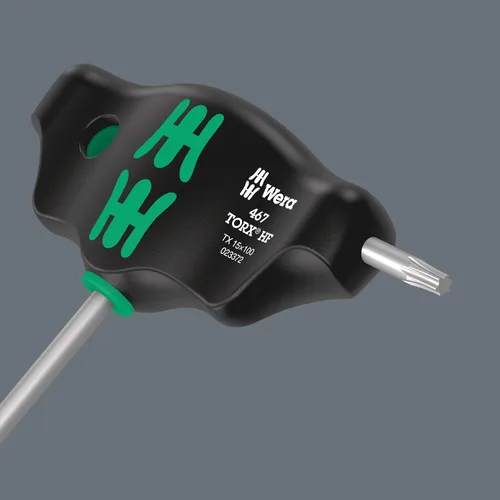 Miniatura 3 de WERA 05023372001 467 TORX® HF Destornillador con mango en T con función de sujeción, TX 0.591 x 3.937 in
