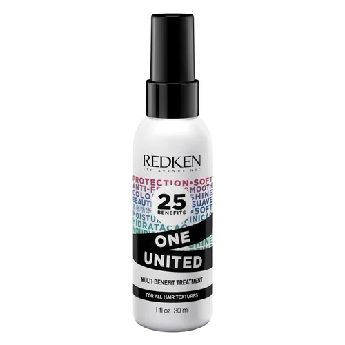 Miniatura 7 de Redken One United - Acondicionador sin enjuague todo en uno, tratamiento multibeneficio para todo tipo de cabello, protector térmico y desenredante