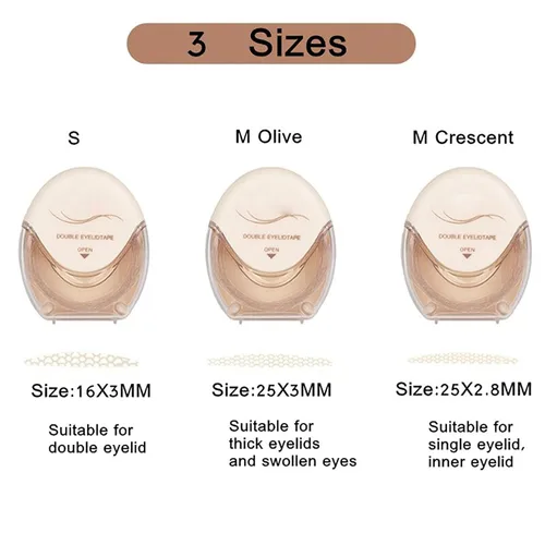 Miniatura 2 de Satvee - Cinta impermeable para párpados, cintas de doble párpado impermeables, tiras invisibles para levantamiento de ojos, tiras de elevación
