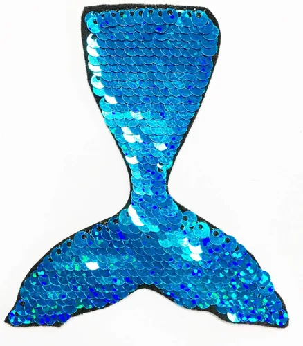 Miniatura 5 de MEGADEE - Chaqueta con capucha bordada para niños, diseño de sirena, diseño de verano, 1.75 x 2.25 pulgadas, ideal para regalo
