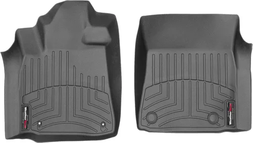 WeatherTech Revestimientos para pisos a medida para Toyota Sequoia, Tundra, Sequoia - 1ra fila (442771), Negro