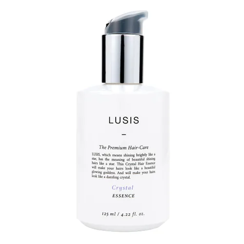 LUSIS Crystal Hair Essence - Tratamiento sin enjuague de proteínas y queratina para reparación del cabello dañado, aumento de volumen y brillo,